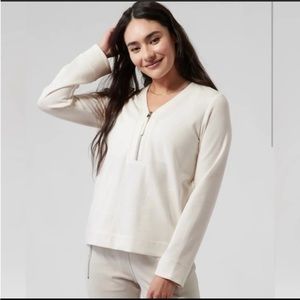 Athleta Eastbound Half-zip Sweatshirt Small